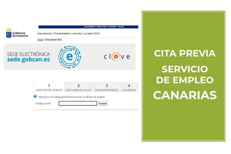 cita previa servicio canario de empleo